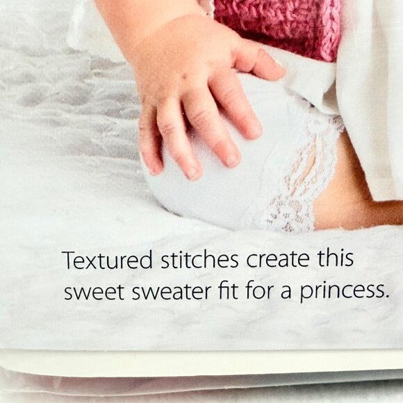Annie's Club Kit "Little Princess Baby Sweater" - New in Package - Picture 3 of 6